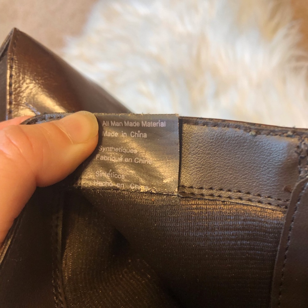 Predictions brown faux leather patch fall boots - Picture 3 of 3